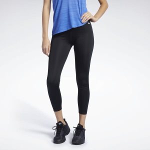 Reebok Commercial Channel Tights Damen - Schwarz - DE 137-QHR